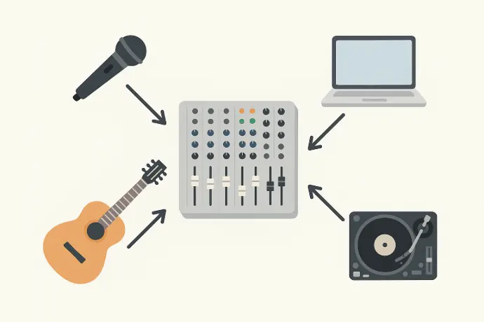 Utilité d&#39;une table de mixage 