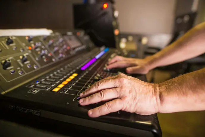 Table de mixage live